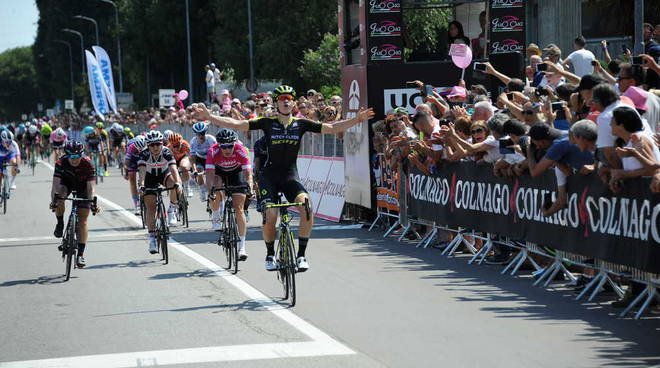 Giro d'Italia femminile - l' arrivo a Corbetta