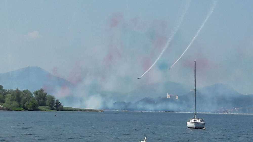 Le Frecce Tricolori ad Arona