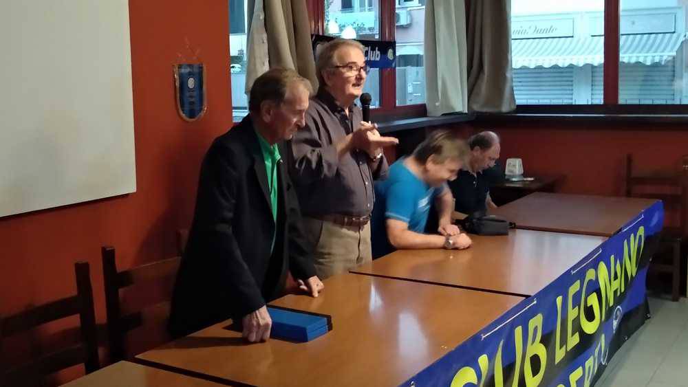 Inter Club Legnano festeggia Davide Grassini