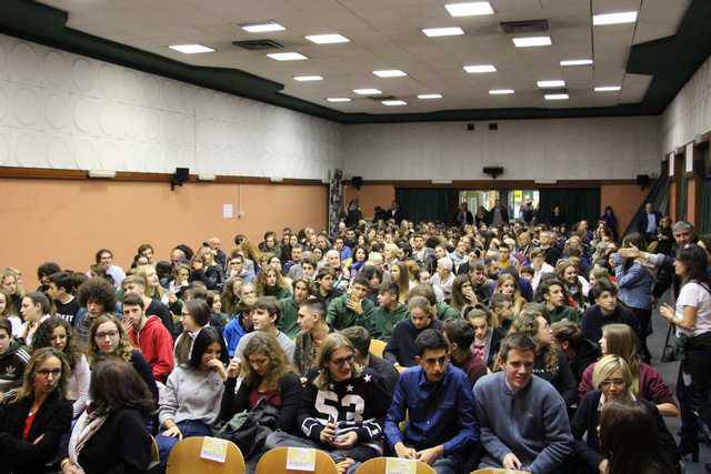 Valentina Vezzali al Liceo Galilei di Legnano