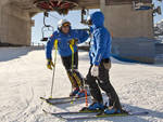 Gli Azzurri dello slalom sulle nevi del Monterosa Ski