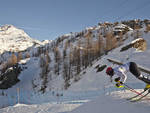 Gli Azzurri dello slalom sulle nevi del Monterosa Ski