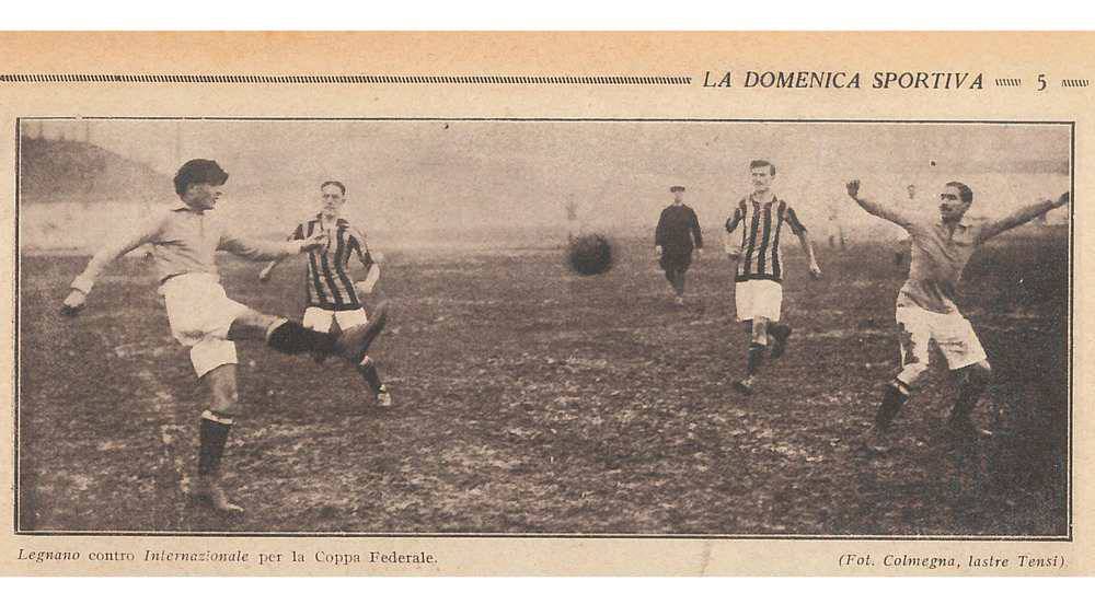 Internazionale-Legnano 2-3 Coppa Lombardia 1916-17
