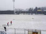 La neve ferma la partita tra Busto 81 e Union Villa Cassano