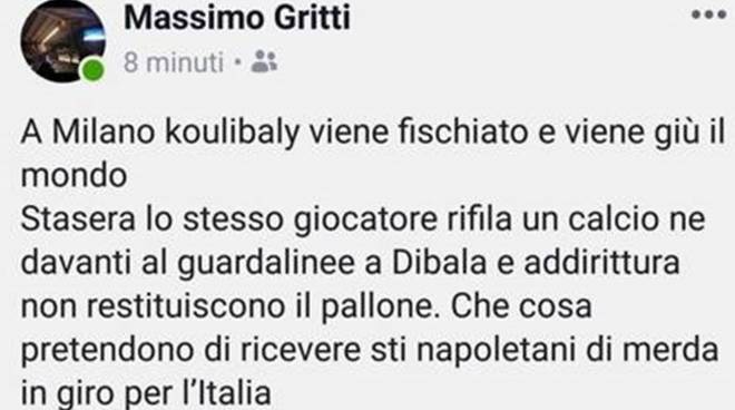 Post razzista di Massimo Gritti DS Treviglio Basket