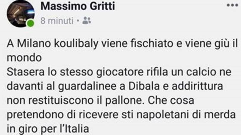 Post razzista di Massimo Gritti DS Treviglio Basket