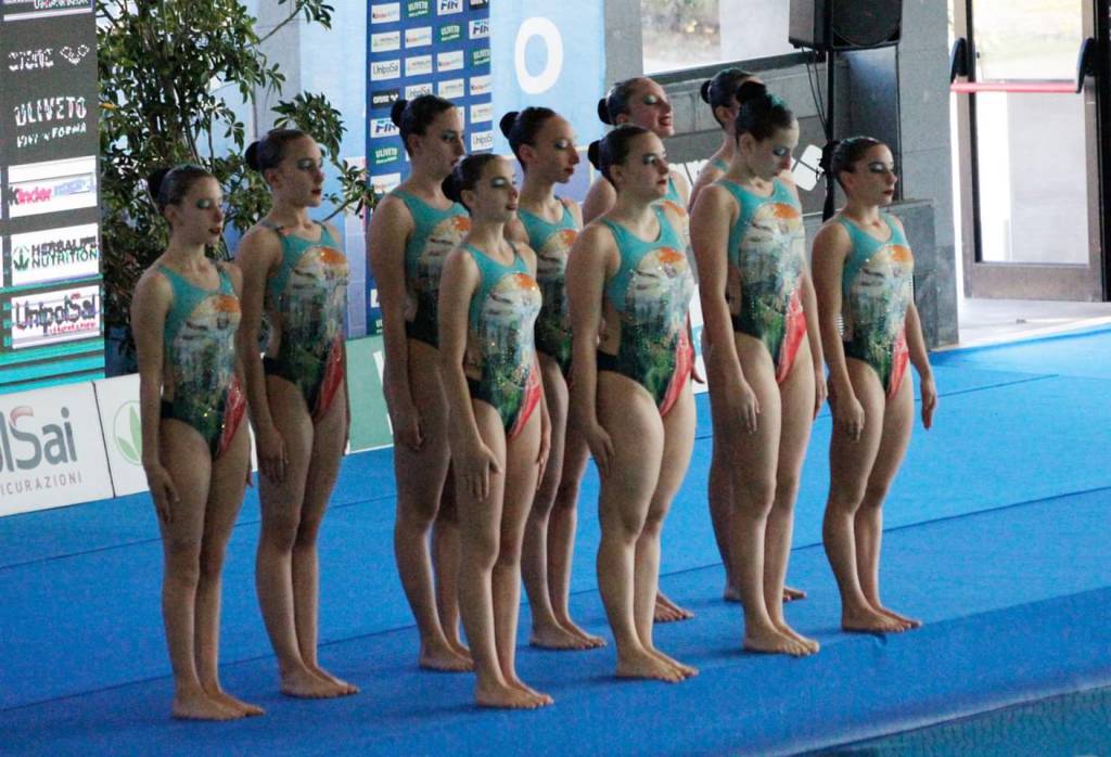 La Rari Nantes ai campionati italiani Assoluti di nuoto sincronizzato