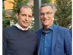 Massimiliano Allegri e Beppe Bergomi a Dairago