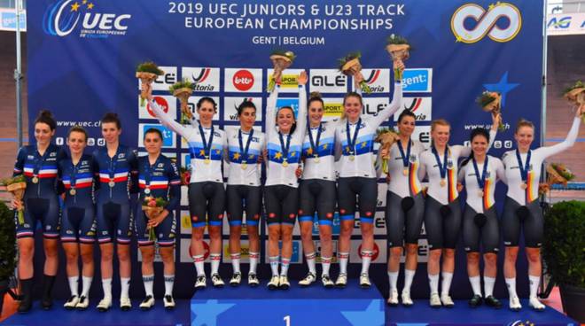 Martina Alzini Europei Under 23 ciclismo su pista 