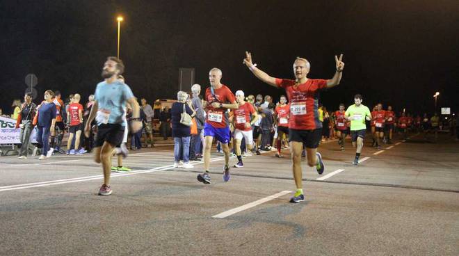 Legnano Night Run 2019 l'arrivo