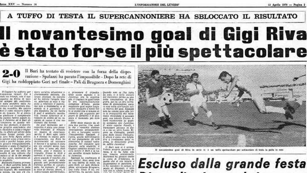 Gigi Riva Cagliari Scudetto 1970