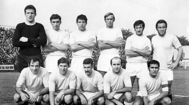 A.C. Legnano Serie C 1968/69 - Oscar Lesca è il terzo in piedi da destra