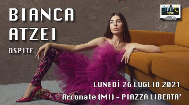 Bianca Atzei in concerto ad Arconate