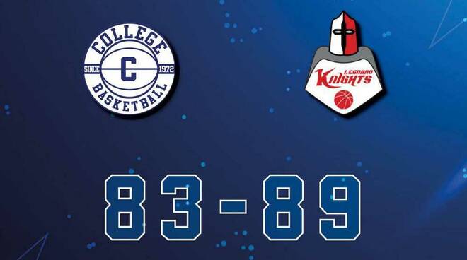 College Basket Borgomanero - Knights Legnano 83-89