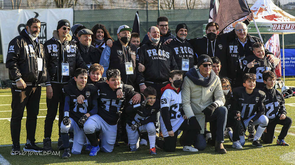 Frogs Legnano Final Four 2021 Campionato Football Americano Under 12