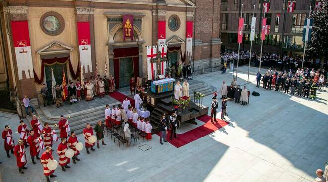 Palio di Legnano 2022 Messa sul Carroccio